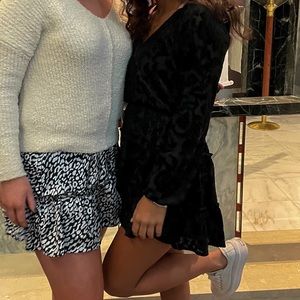 Black long sleeve dress